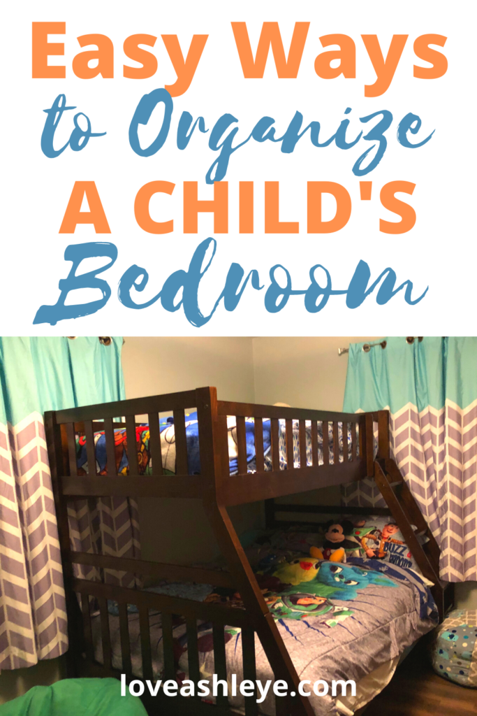 Easy ways to organize a child's bedroom
