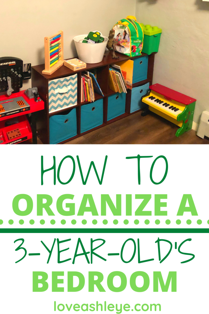 How to organize a 3-year-old's room